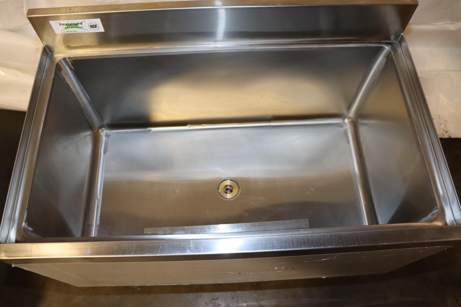 NEW Regency Underbar Stainless Steel Commercial NSF 98lb Ice Bin 18" x 30" Bar - Northside Material Brokers