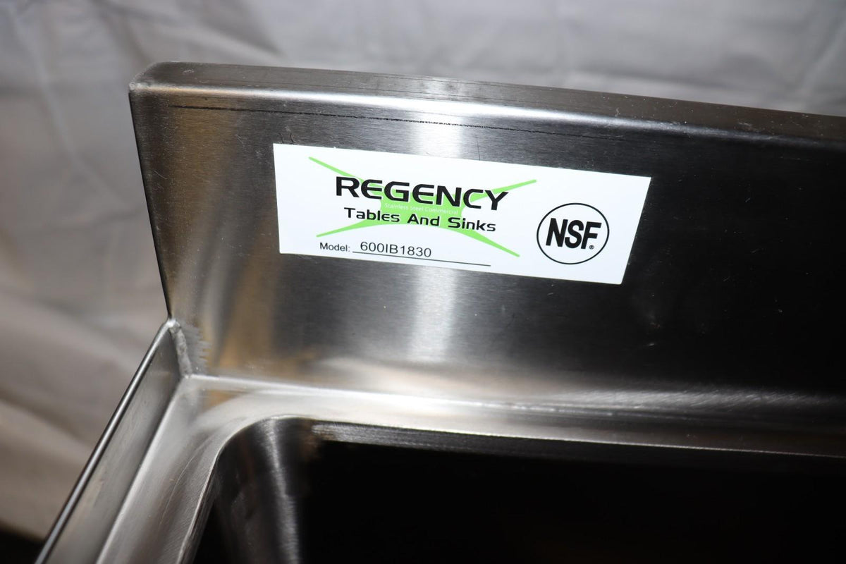 NEW Regency Underbar Stainless Steel Commercial NSF 98lb Ice Bin 18" x 30" Bar - Northside Material Brokers