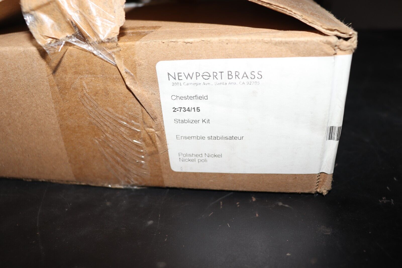 NEWPORT BRASS 2-734/15 Stablizer Kit, Polished Nickel, Wall - Northside Material Brokers