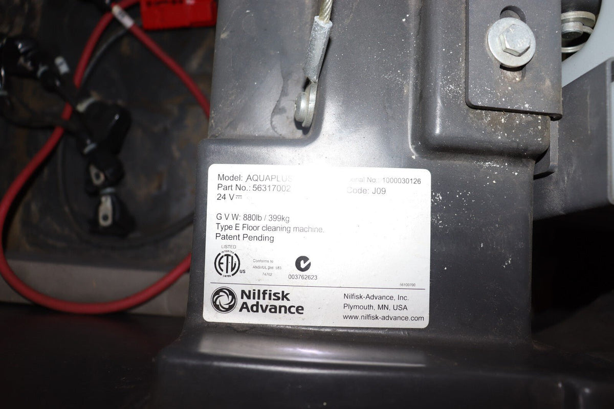 NILFISK ADVANCE AquaPLUS AXP Self Propelled Floor Cleaning Machine | Type E - Northside Material Brokers
