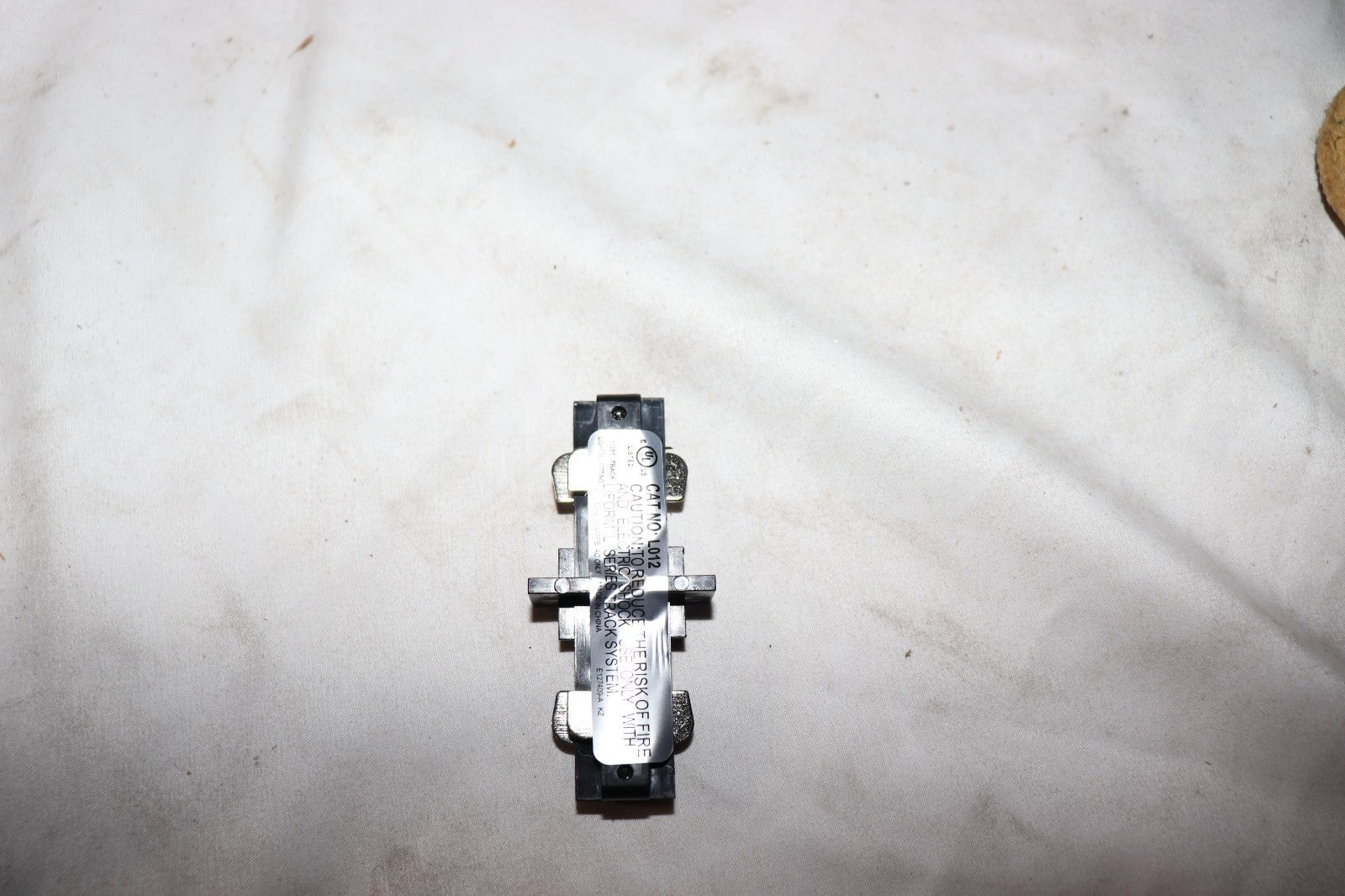 Nora Lighting Circuit Straight Connector (Track Light Connector) Black - Northside Material Brokers
