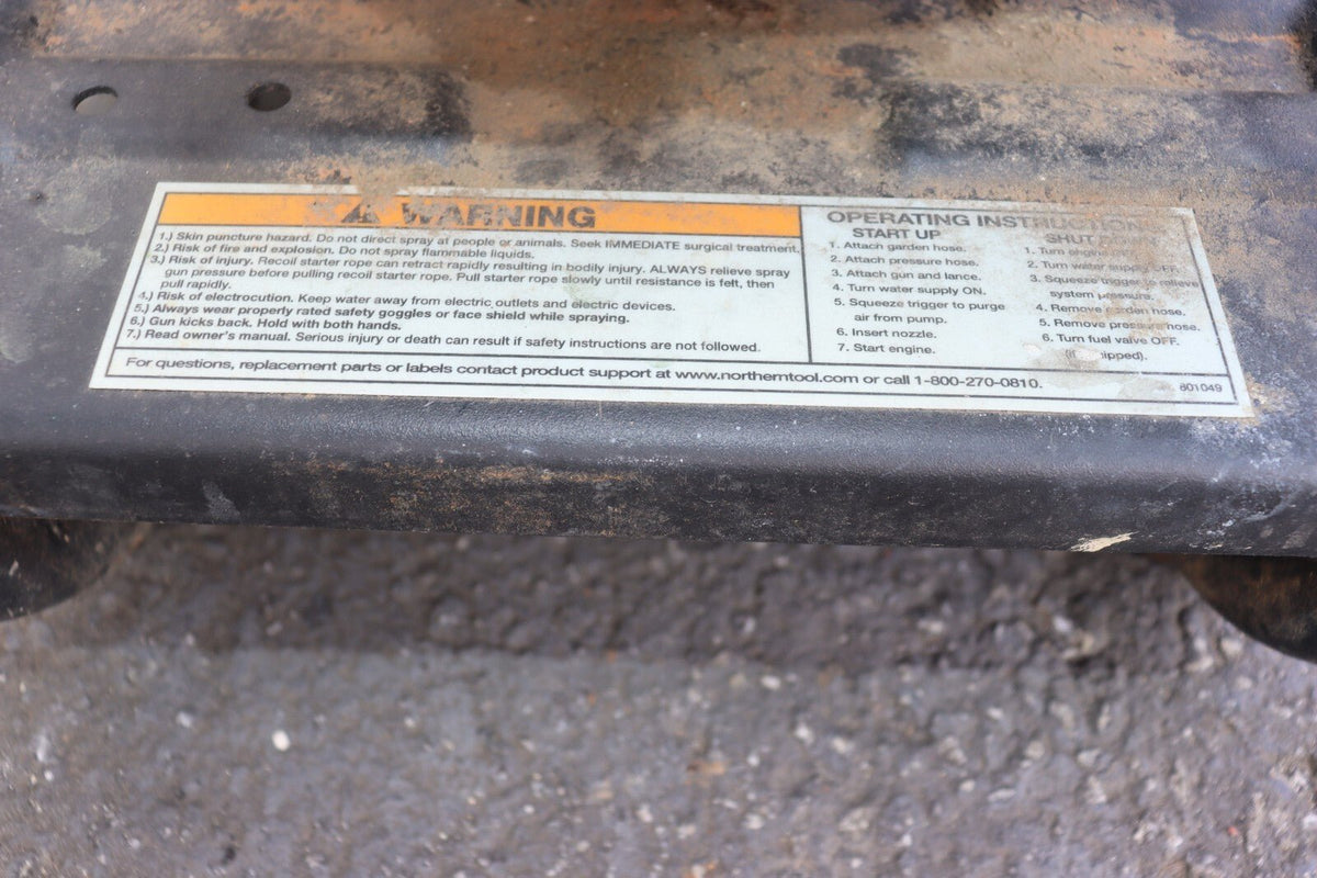 NorthStar Gas Cold Water Pressure Washer, 4000 PSI, Honda Engine, Cat Pump, Used - Northside Material Brokers
