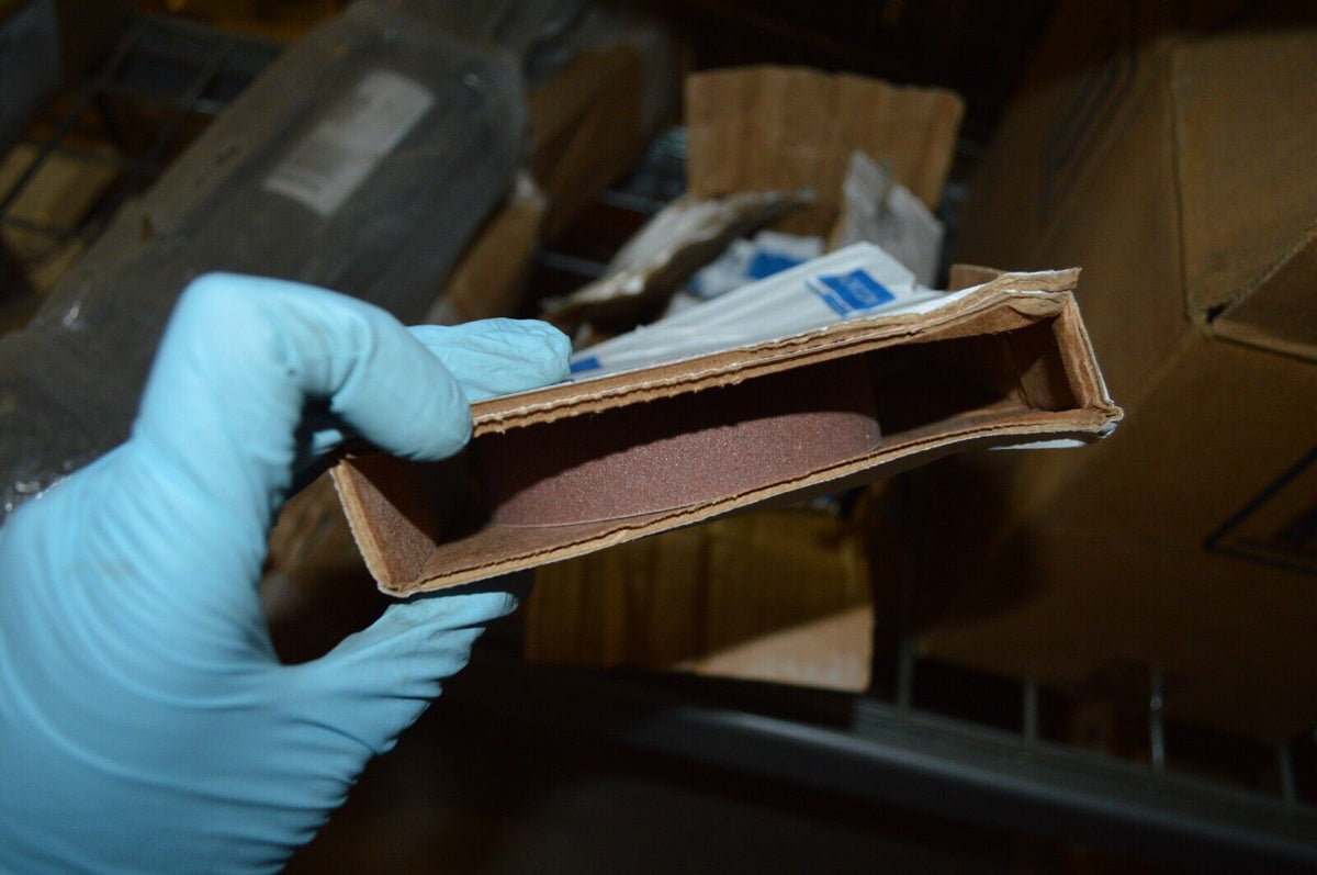 NORTON Abrasive Roll: Very Fine, Aluminum Oxide, 180, 30 ft Lg, 1 in Wd, Cloth, - Northside Material Brokers