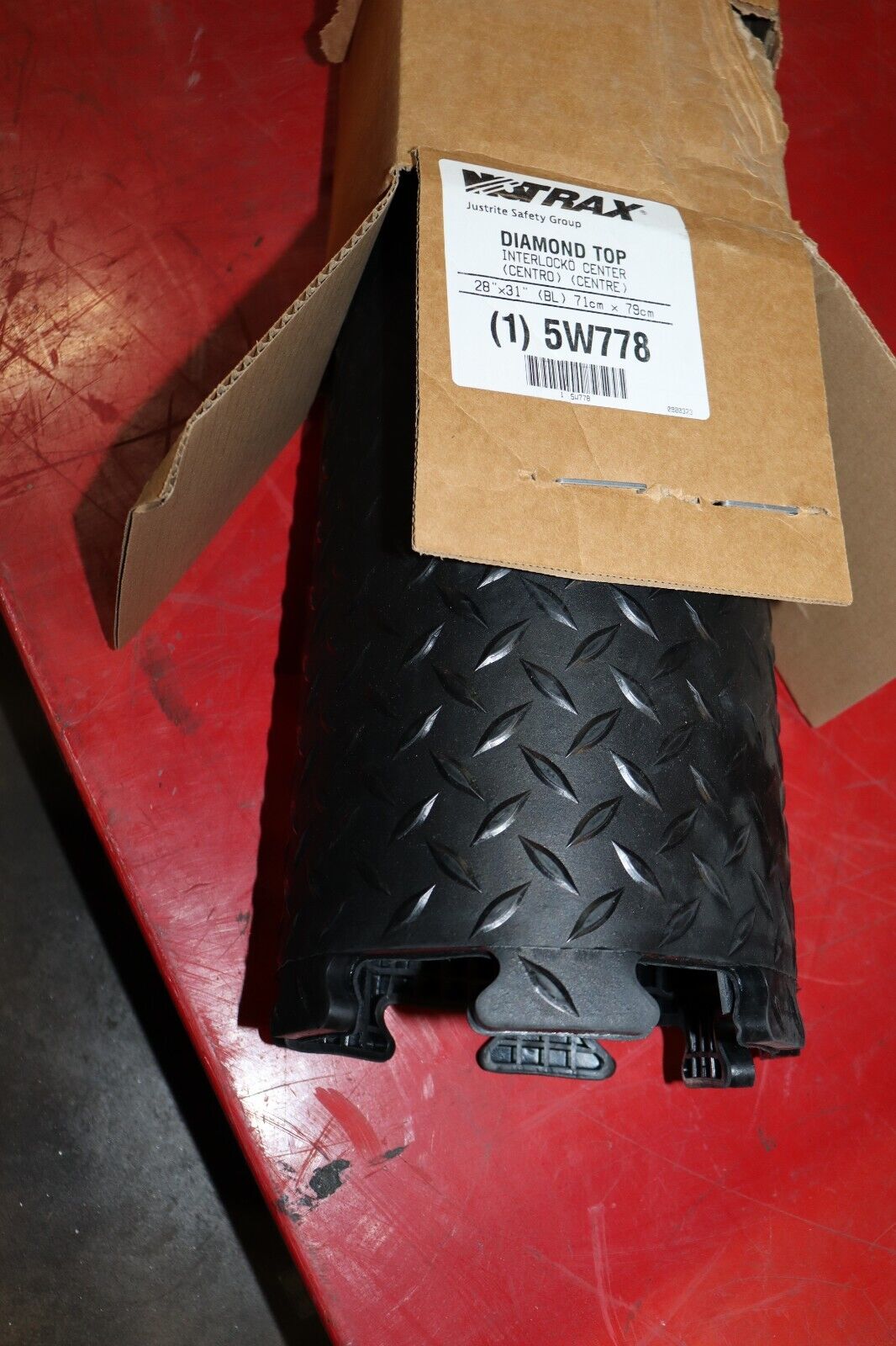 Nortrax 545M3631BL Antifatigue Mat, 3 ft x 31 In, Black, Rubber - Northside Material Brokers
