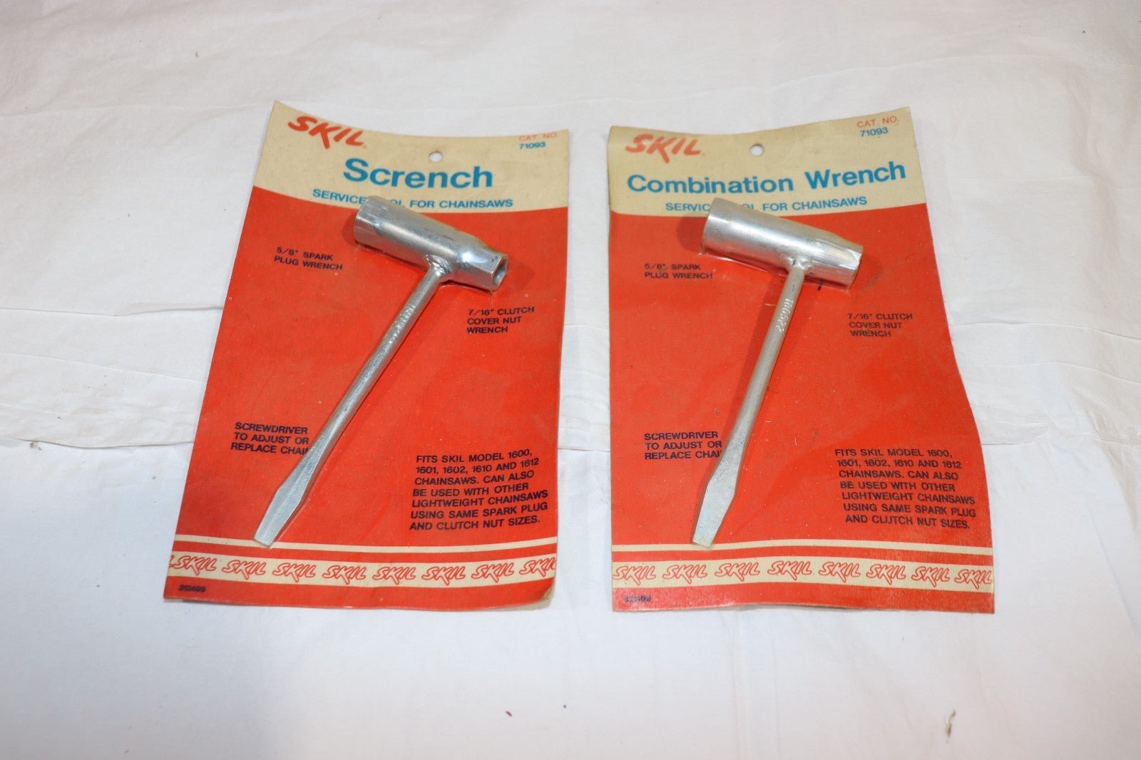 NOS SKIL Combination Wrench Service Tool Chainsaw Screwdriver, 71093 - Northside Material Brokers