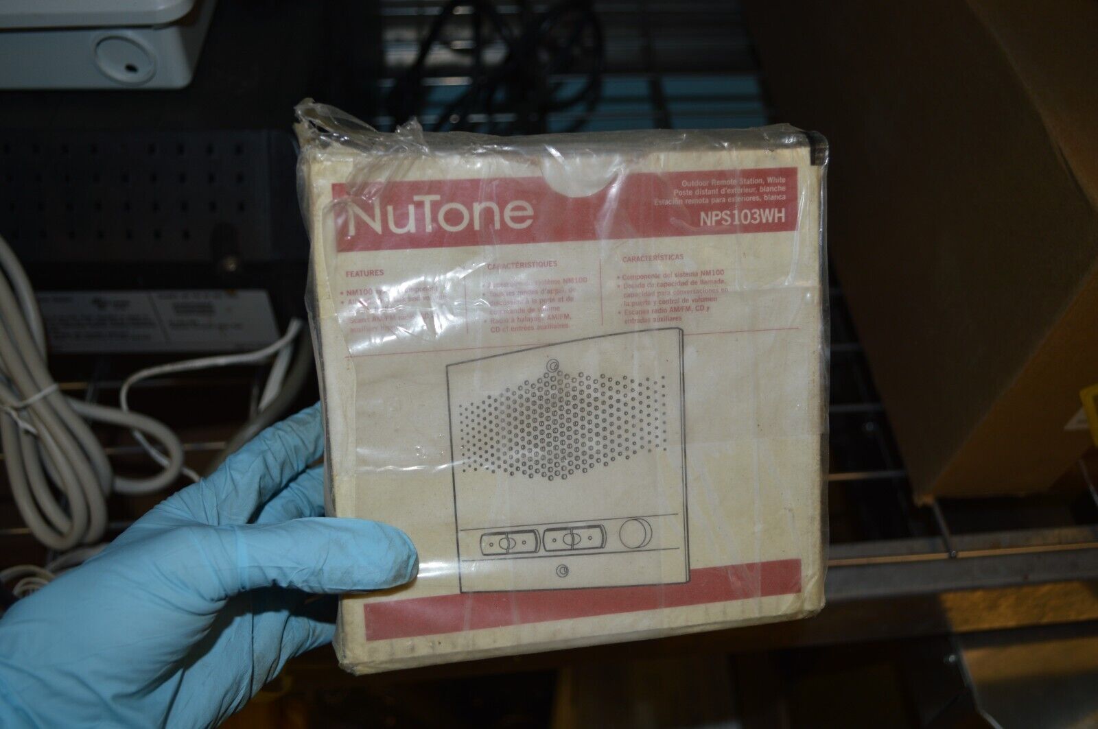 Nutone NPS103WH Outdoor Remote Station Retrofit for 3-Wire Intercom Systems - Wh - Northside Material Brokers