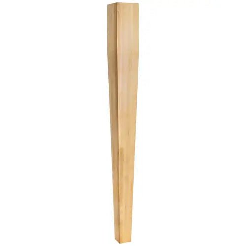 Oak Square Tapered Post 3-1/2" W x 3-1/2" D x 35-1/2" H P43OK - Northside Material Brokers