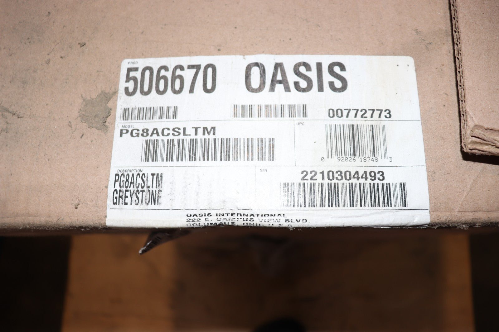 OASIS PG8ACSLTM Two-Level Drinking Fountain, 24 29/32in, Grey Stone, ADA - Northside Material Brokers