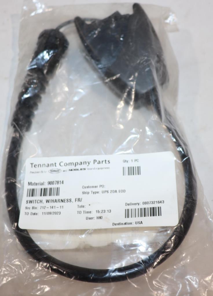 OEM - Tennant Company Switch w/ Harness 9007814 - Northside Material Brokers