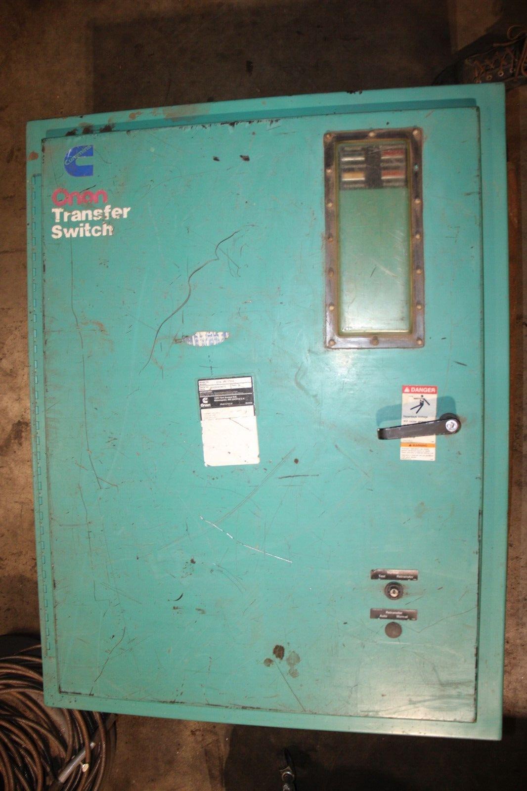 ONAN CUMMINS GENERATOR TRANSFER SWITCH OTB-4477315 - Northside Material Brokers