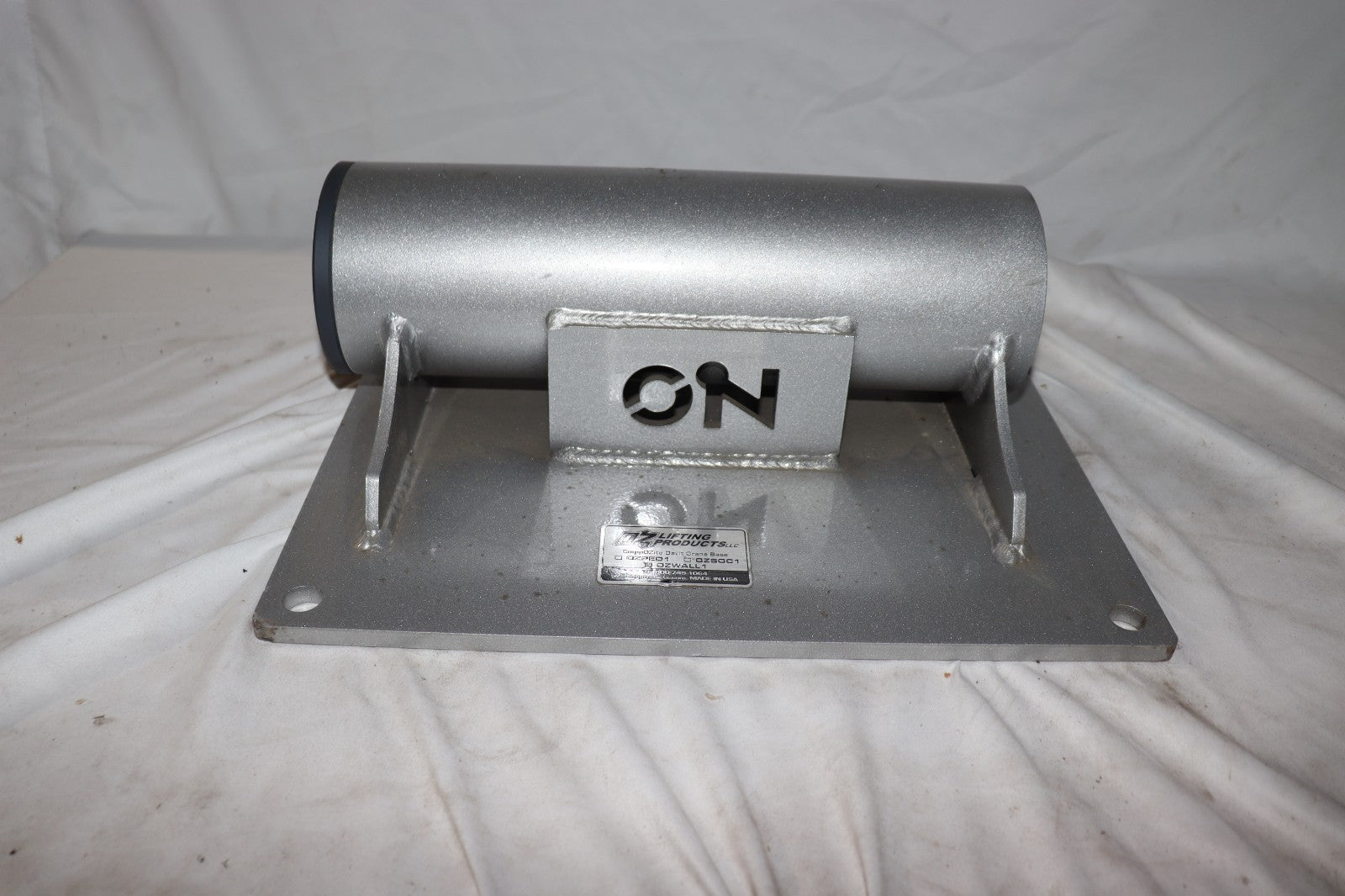 OZ LIFTING PRODUCTS OZWALL1 Wall Mount Base, Steel, 1200 lb. Capacity 53DN42 - Northside Material Brokers