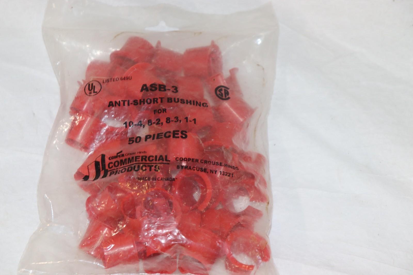 Pack of 50 - Cooper ASB-3 Anti Short Bushing - Northside Material Brokers