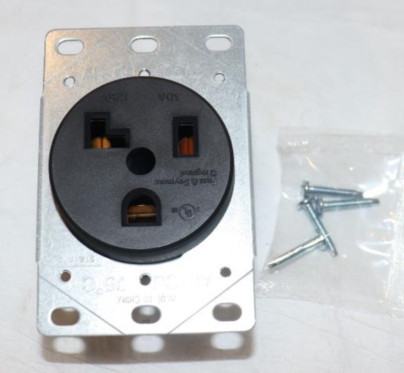 PASS & SEYMOUR 3802 Receptacle 2-Pole 3-Wire 30A-125V - Northside Material Brokers
