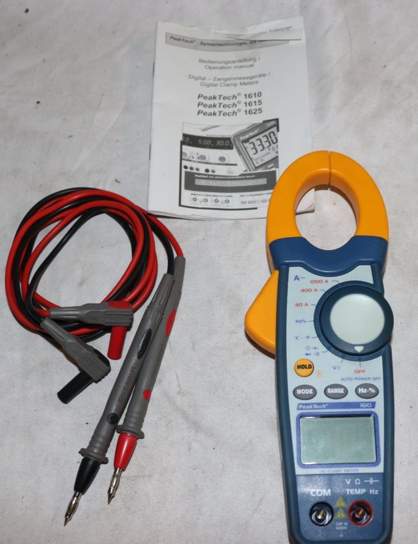 PeakTech 1610 Digital Multi Meter - Northside Material Brokers