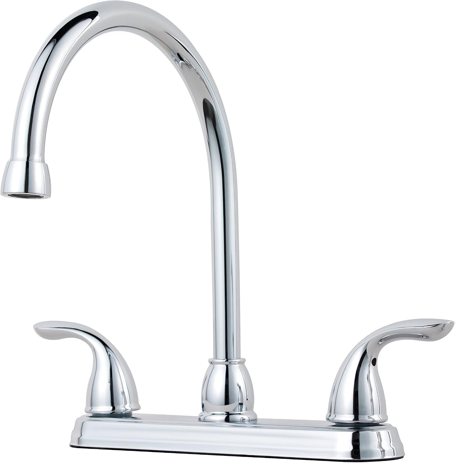 Pfister G136-2000, Pfirst Series Gooseneck Kitchen Faucet, Polished Chrome - Northside Material Brokers