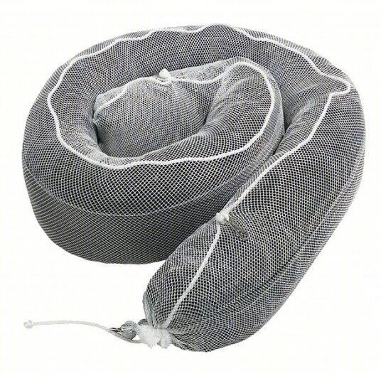 Pig BOM415 Absorbent Boom, Absorbs 48 Gal. Oil Based Liquids, 2 Pk ,Black, White - Northside Material Brokers