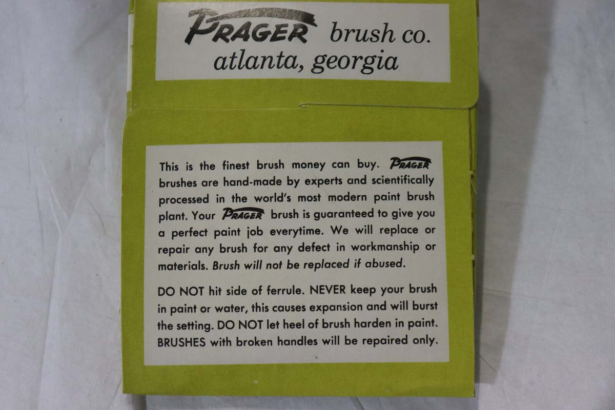Prager Ovalus Dupont Tynex Nylon 5 Inch Paint Brush, New Old Stock - Northside Material Brokers