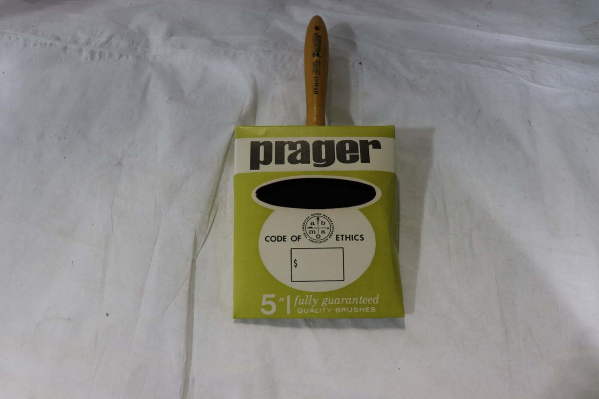 Prager Ovalus Dupont Tynex Nylon 5 Inch Paint Brush, New Old Stock - Northside Material Brokers