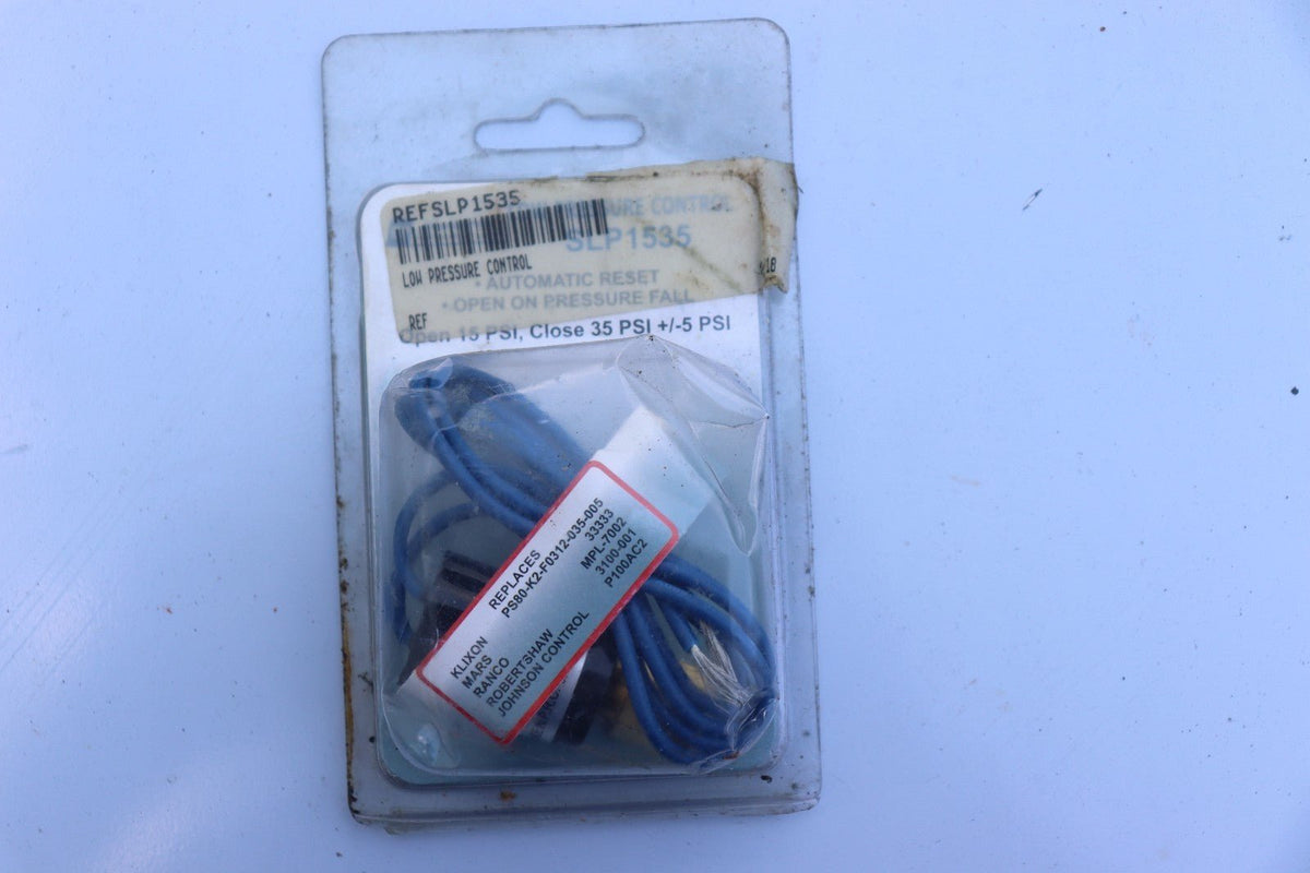 PRESSURE SWITCH Low Auto Rest open: 15 close: 35, SLP1535 - Northside Material Brokers