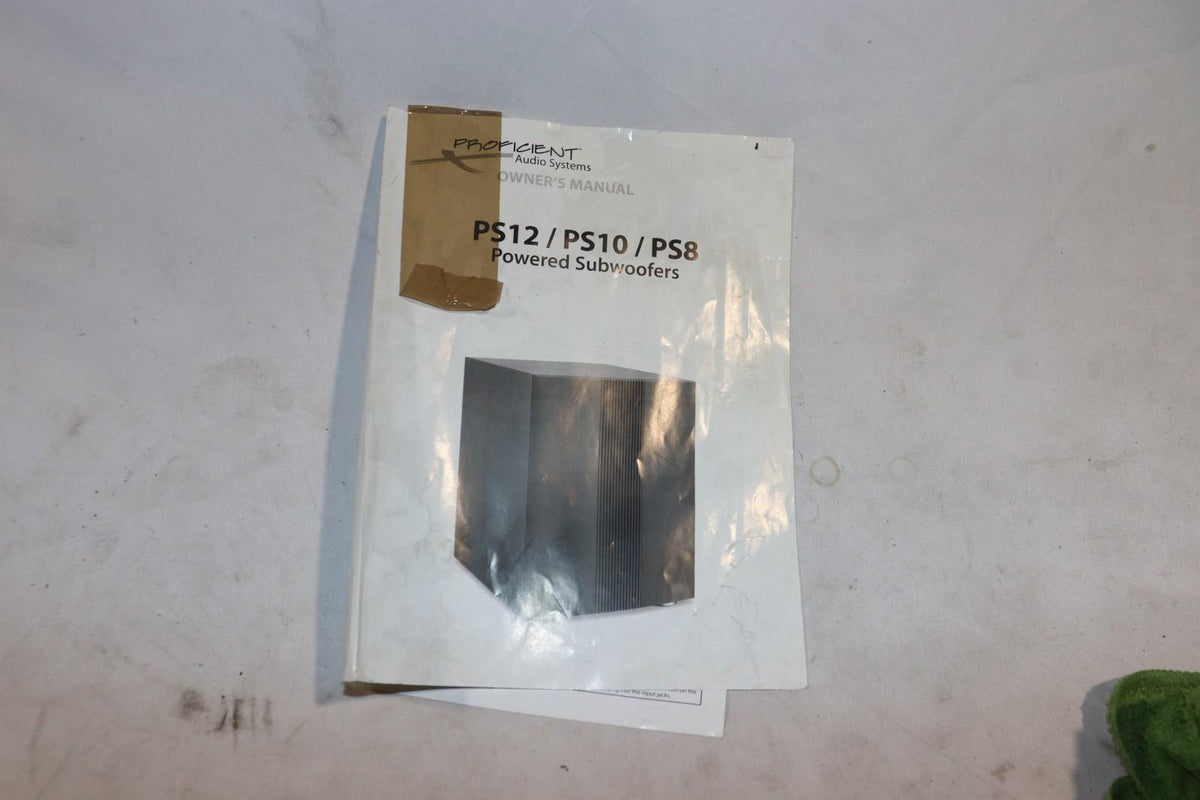 Proficient Audio S10 Subwoofer 10" Long Throw Woofer Crossover Box, Used - Northside Material Brokers