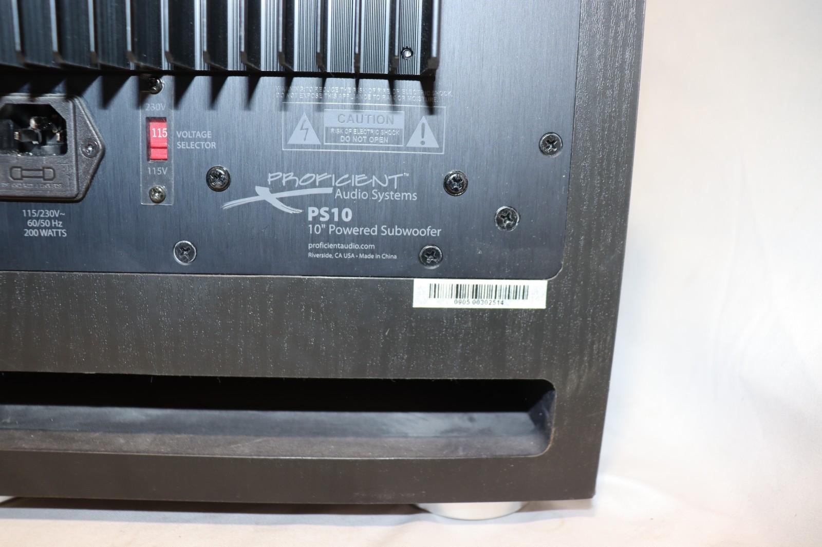 Proficient Audio S10 Subwoofer 10" Long Throw Woofer Crossover Box, Used - Northside Material Brokers