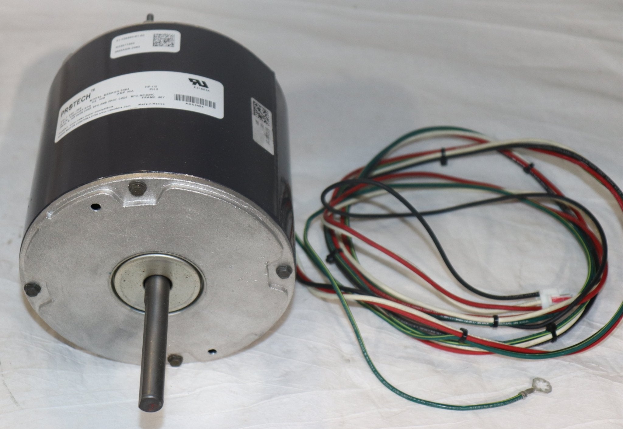 ProTech M55AGN-3494 Condenser Motor 245-385V 1/2HP 1200/VAR SPD - Northside Material Brokers