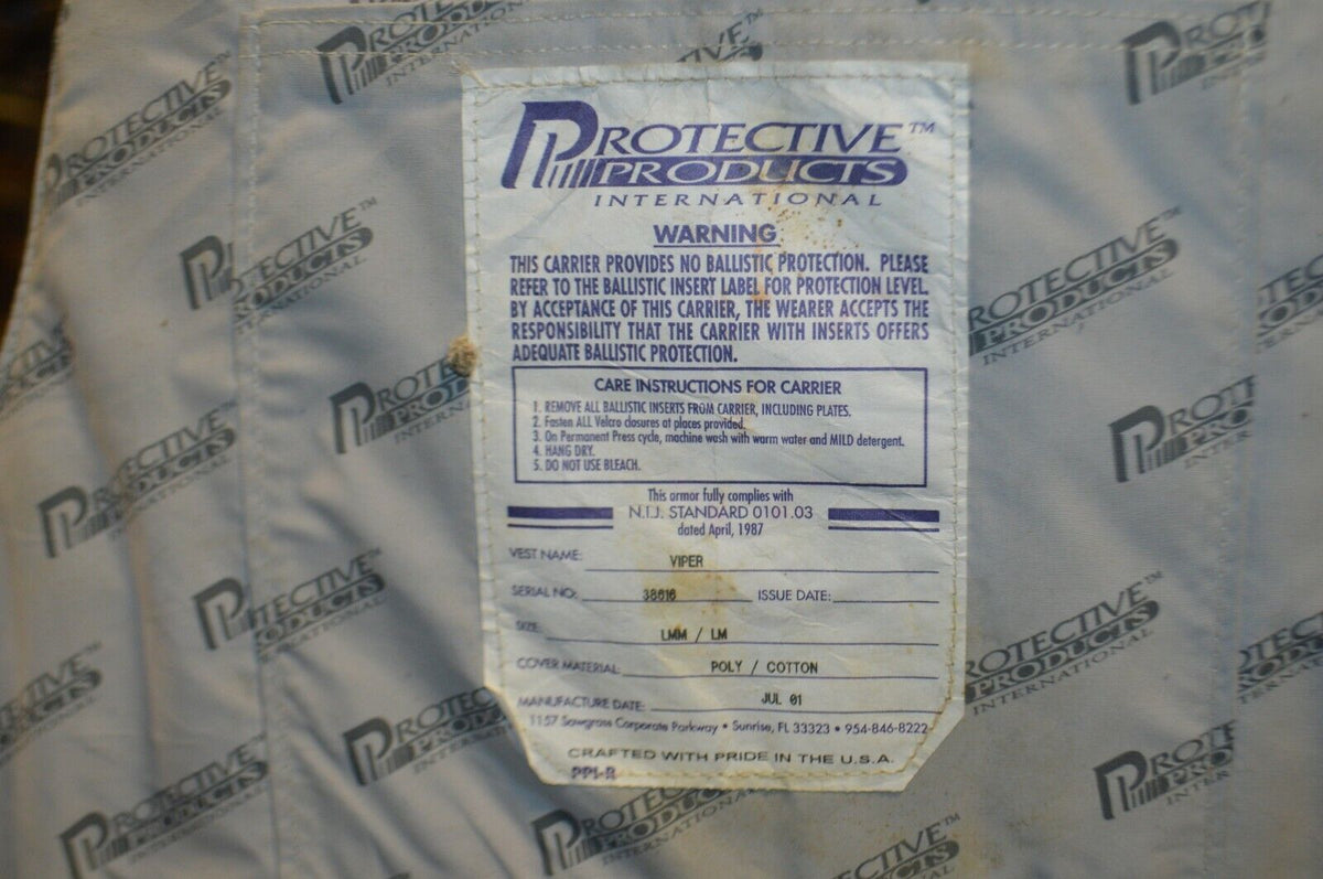 Protective Products international Viper Vest ize LM - Northside Material Brokers