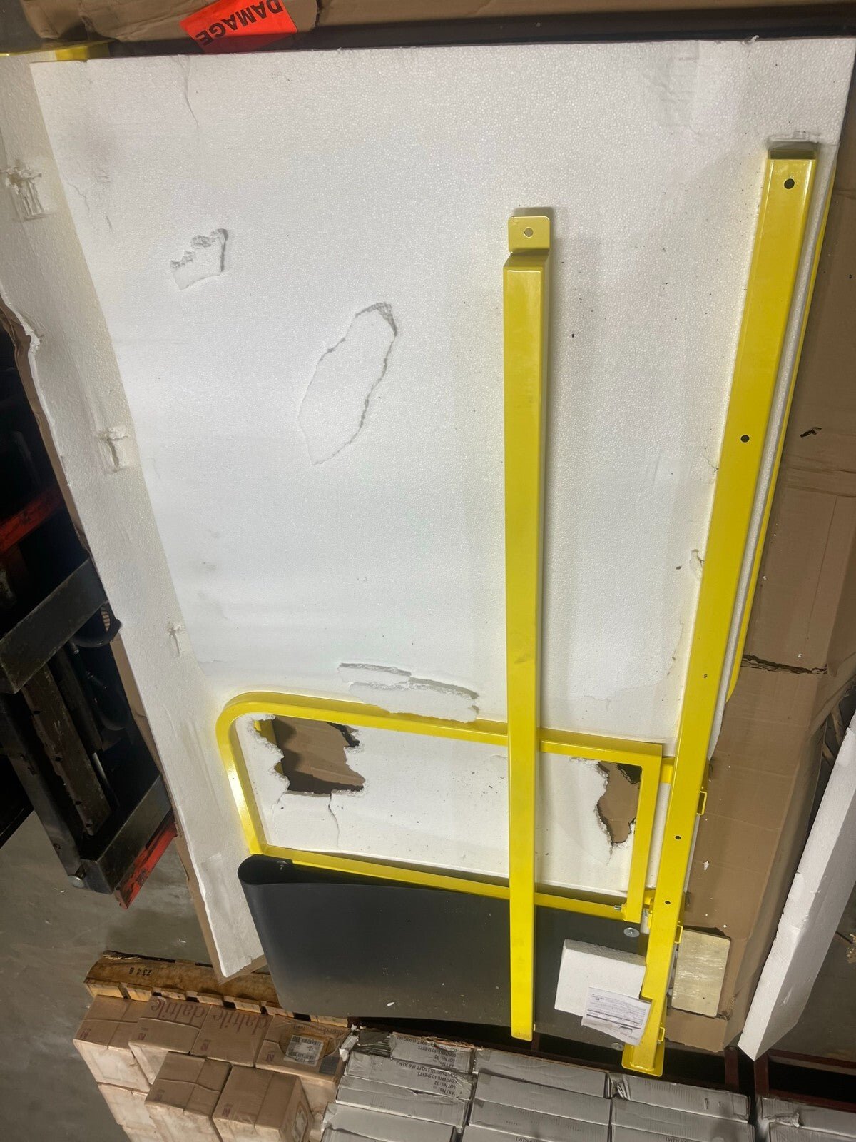 PS INDUSTRIES Pallet Safety Gate 80 in x 78 in Yellow 42 in Gate, PLG-7284 - Northside Material Brokers