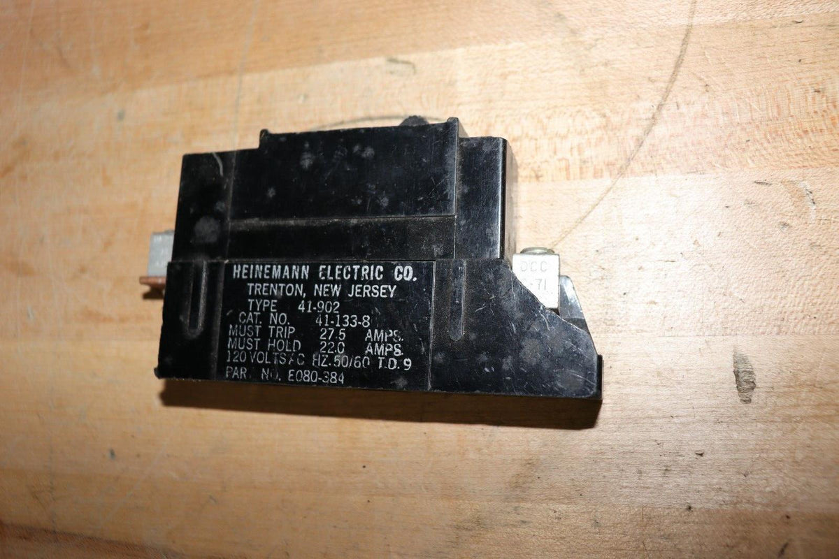 QTY of 2 - Heinemann Electric 41-133-5, Type 41-902 Circuit Breaker - Northside Material Brokers