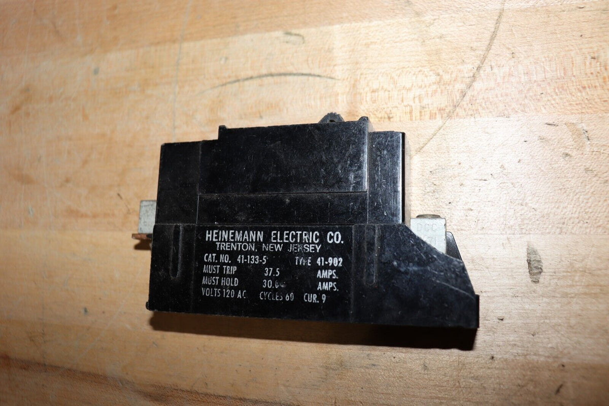 QTY of 2 - Heinemann Electric 41-133-5, Type 41-902 Circuit Breaker - Northside Material Brokers