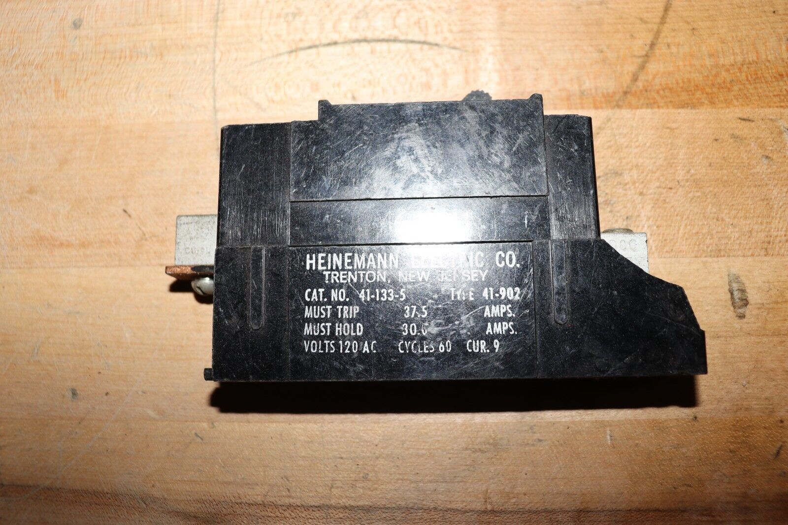 QTY of 2 - Heinemann Electric 41-133-5, Type 41-902 Circuit Breaker - Northside Material Brokers