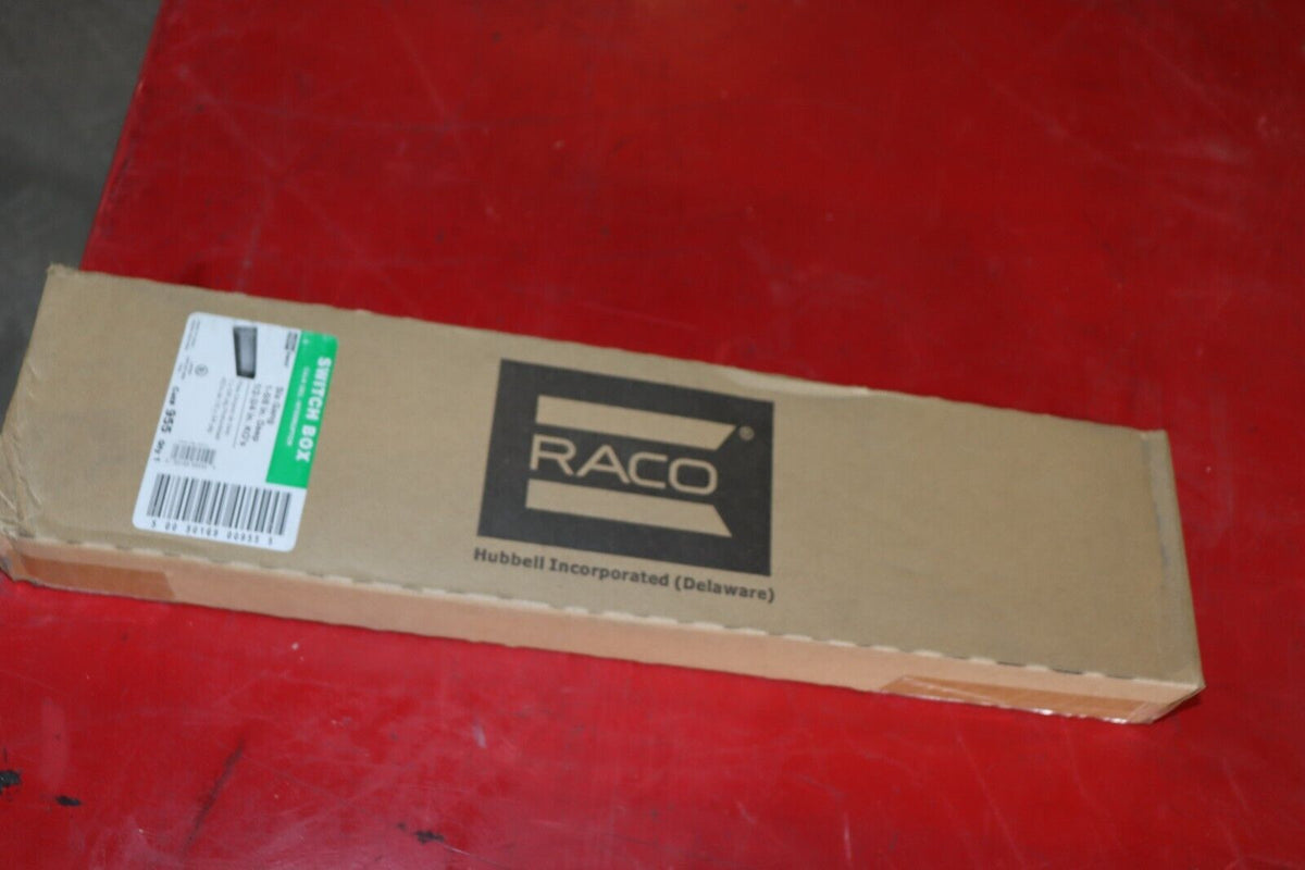 Raco Hubbell 955 6 Gang 1-5/8in Deep 1/2 & 3/4 KO's, NEW - Northside Material Brokers