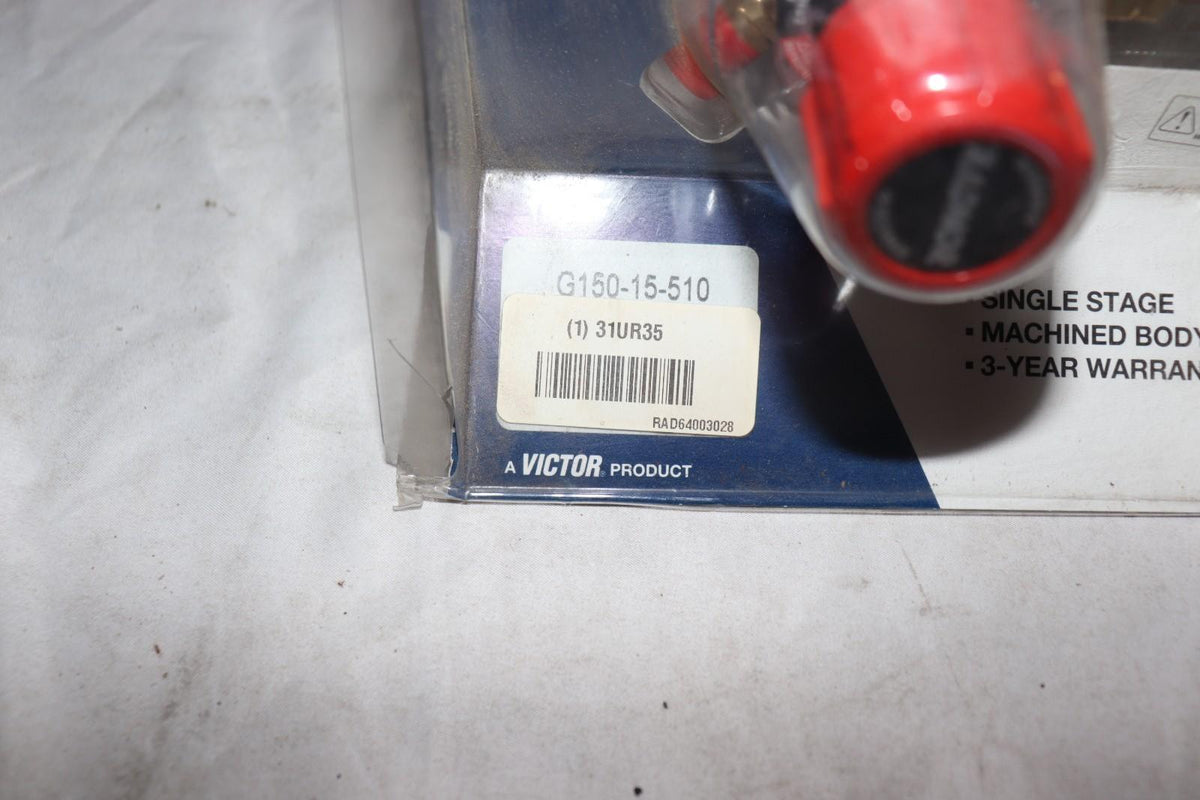 RADNOR G150-15-510 SINGLE STAGE ACELYLINE GAS REGULATOR, NEW - Northside Material Brokers