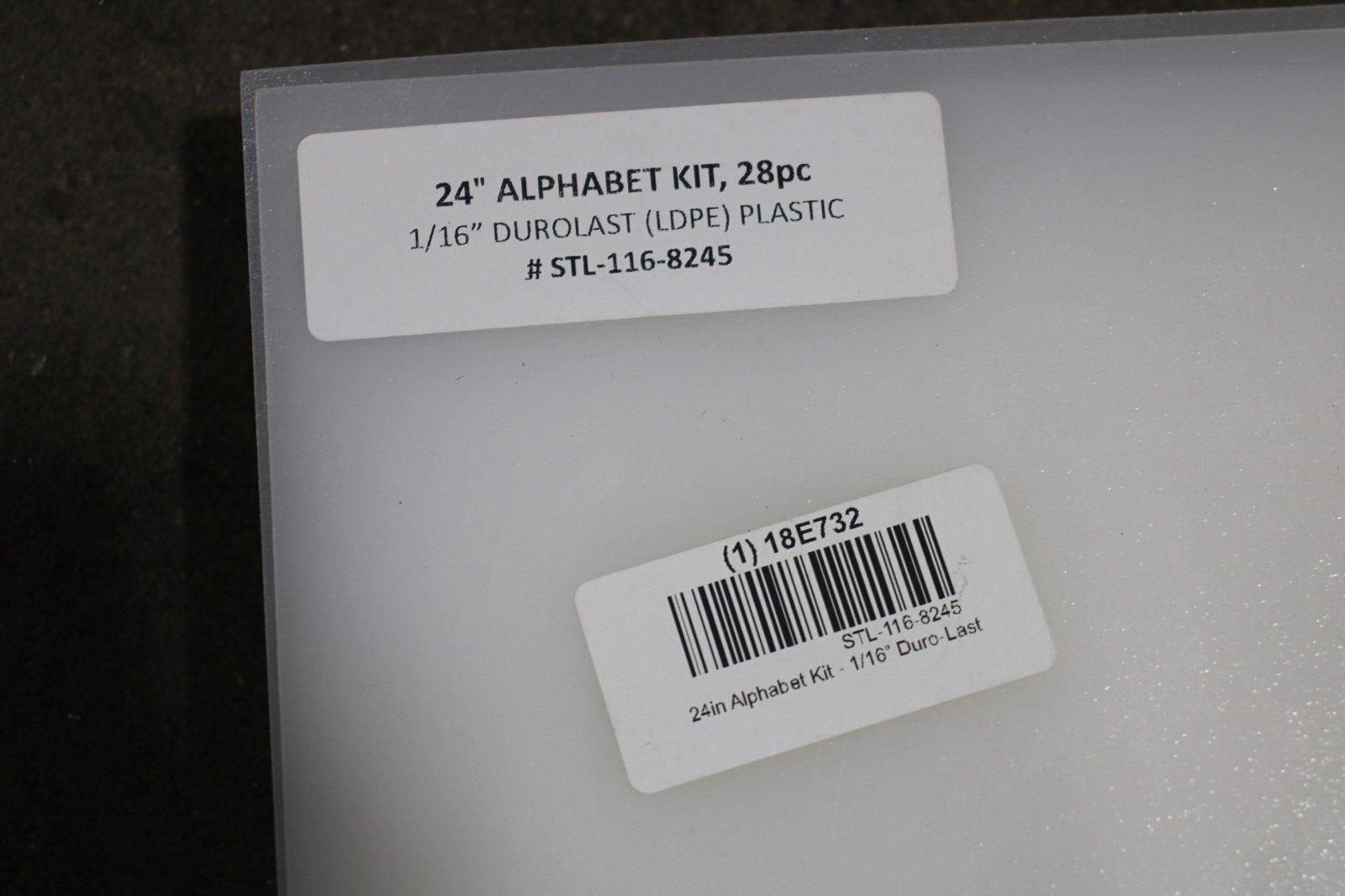 RAE PAVEMENT STENCIL ALPHABET KIT STL-116-8245 - Northside Material Brokers