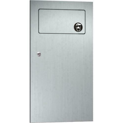 Recessed Napkin Disposal, Stainless Steel, American Specialties 10-6471, w/ KEY - Northside Material Brokers
