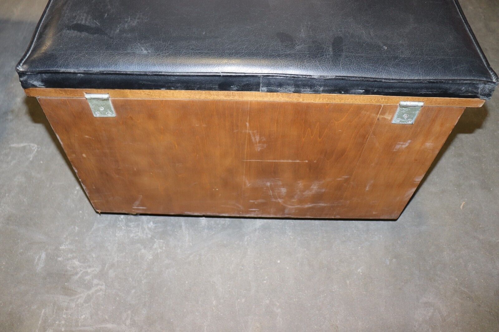 Record Cabinet by Lane, Flip up Door, w/ Wheels, Fair Condition - Northside Material Brokers