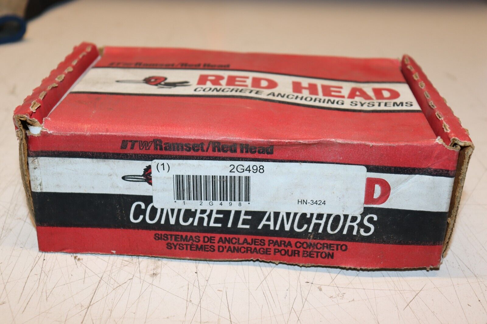 RED HEAD Sleeve Anchor: 2G498, 2 1/2 in Lg, 3/4Dia, 5/8-11 Thread Size, HN-3424 - Northside Material Brokers