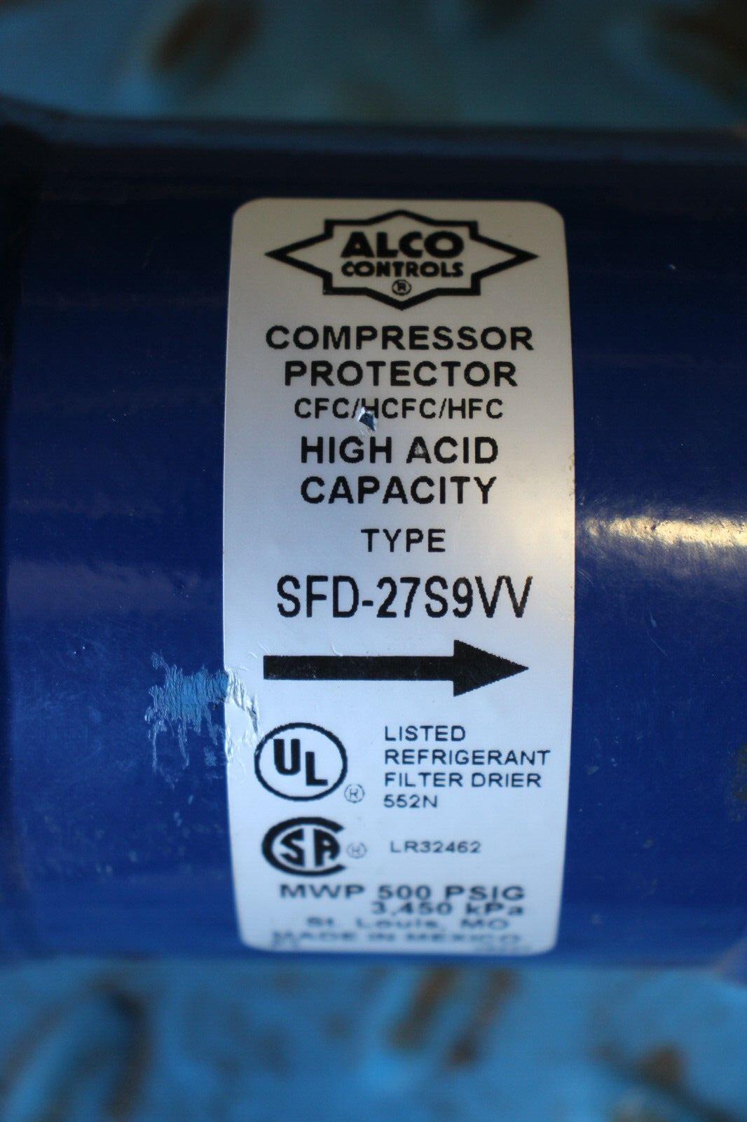 REFIGERANT FILTER DRIER COMPRESSOR PROTECTOR ALCO SFD-27SPVV - Northside Material Brokers