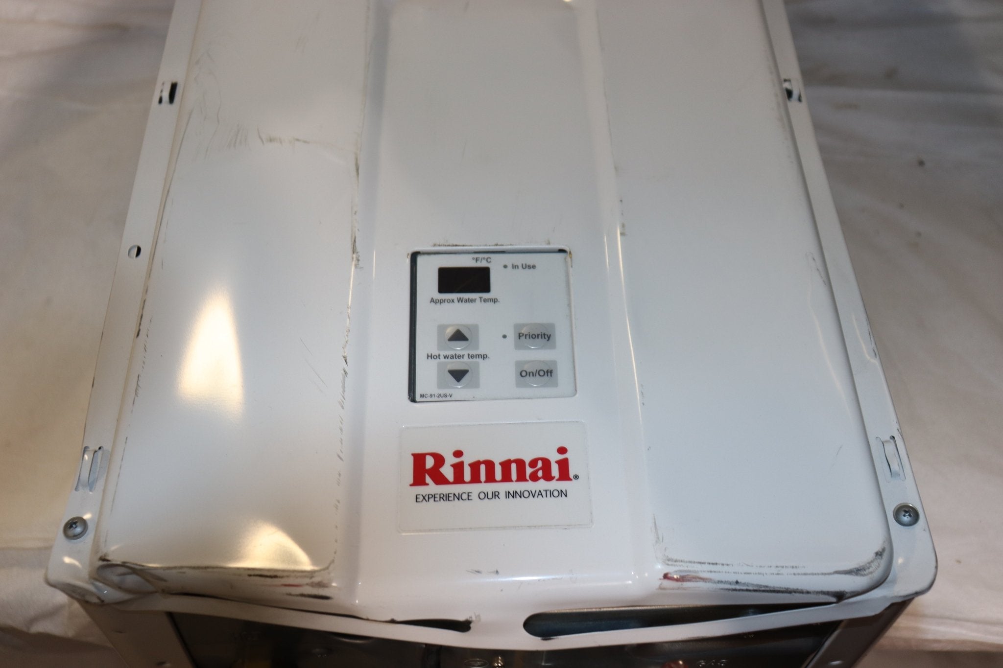 Rinnai V65iP Tankless Water Heater, Liquid Propane, Indoor, 150K BTU/h, S&D - Northside Material Brokers