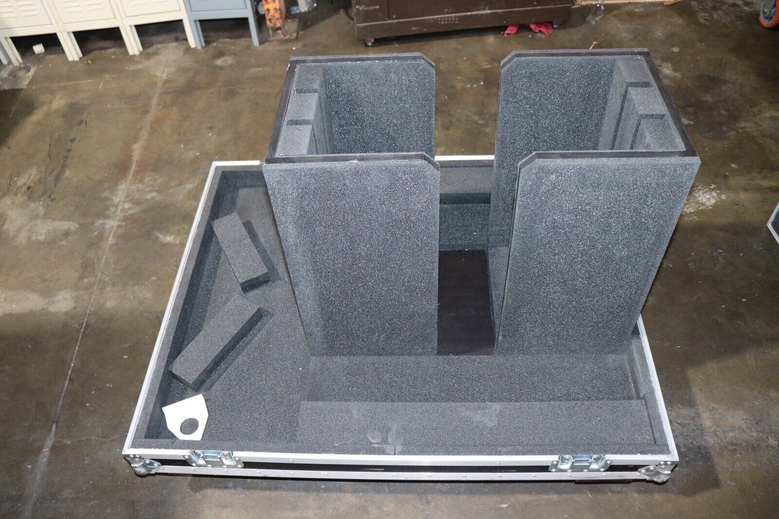 Road Case 38"x47"x33" Set Square Staging, w/ Casters, Black - Northside Material Brokers