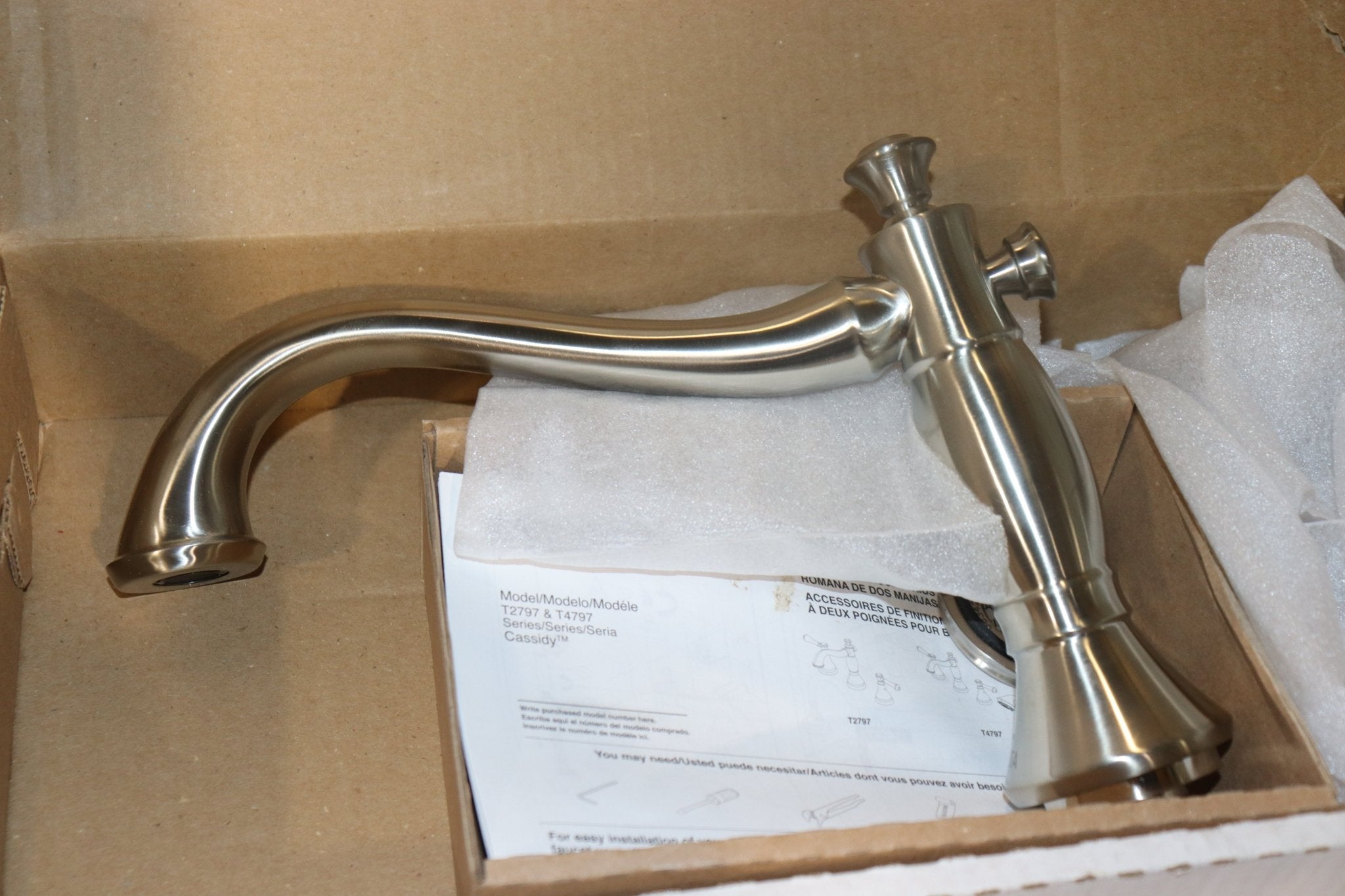 ROMAN TUB FILLER DELTA Cassidy T2797-SSLHP - Northside Material Brokers