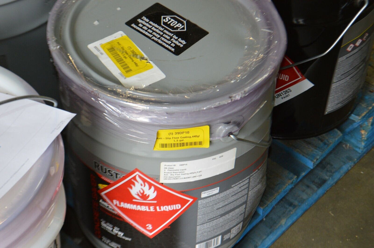Rust oleum Anti Slip Floor coating, Silver gray 5 gallon, Model 289376 - Northside Material Brokers