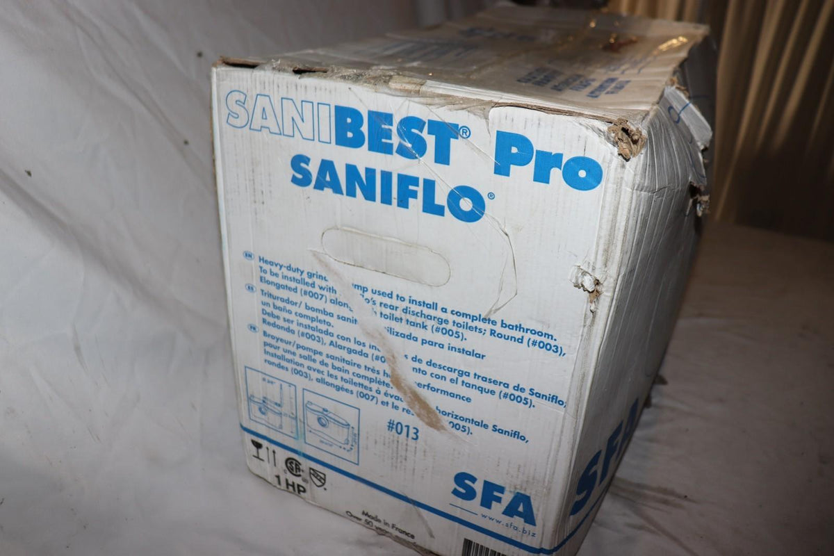 SANIFLO 1 HP SANIBEST Pro 013 Toilet Grinder Pump For Remote Full-Bath Systems - Northside Material Brokers