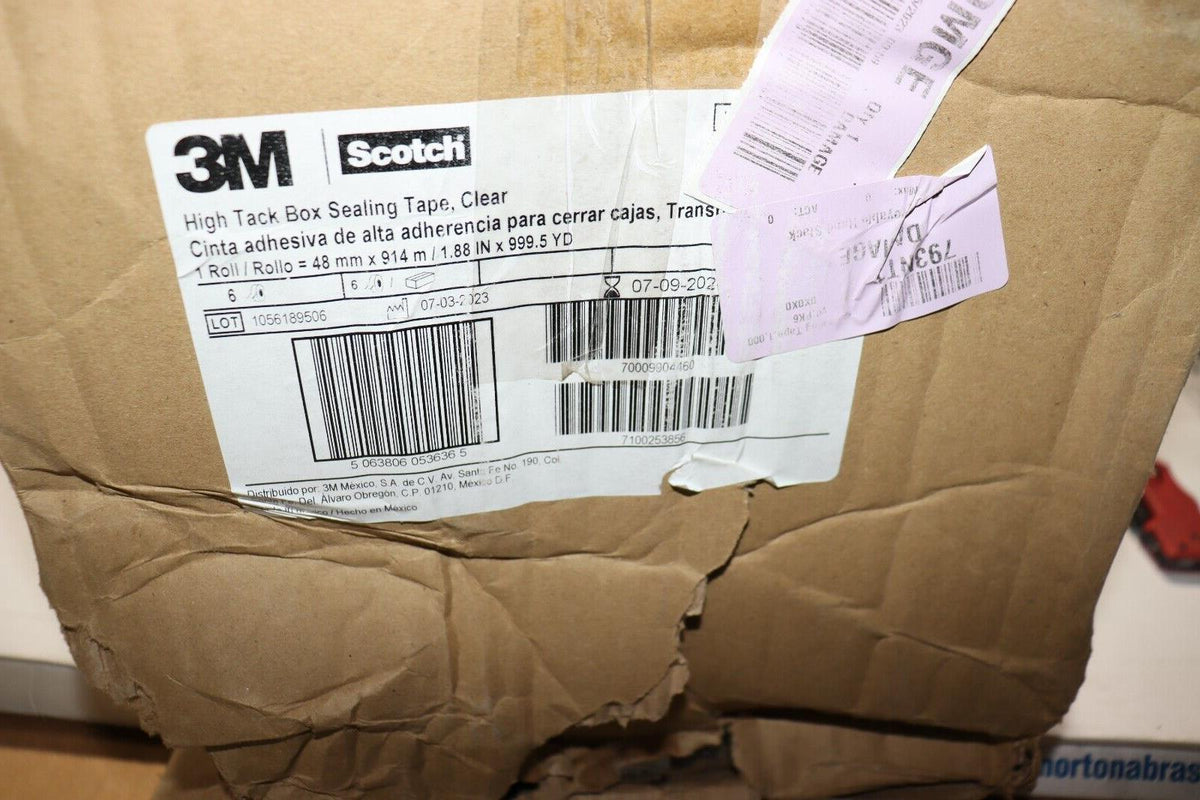 Scotch 311+ Carton Sealing Tape, 2 inch x 1,000 Yd, 6 Pack, 2 mil Thick - Northside Material Brokers
