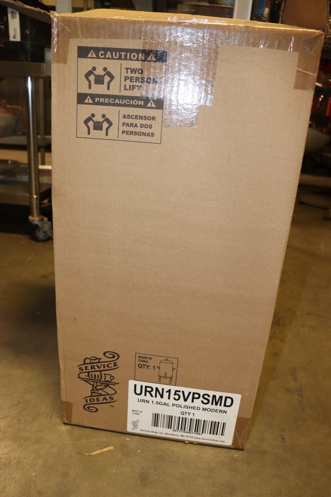 Service Ideas 1.5 Gal Low Volume Dispenser Thermal Coffee Urn, URN15VPSMD - Northside Material Brokers