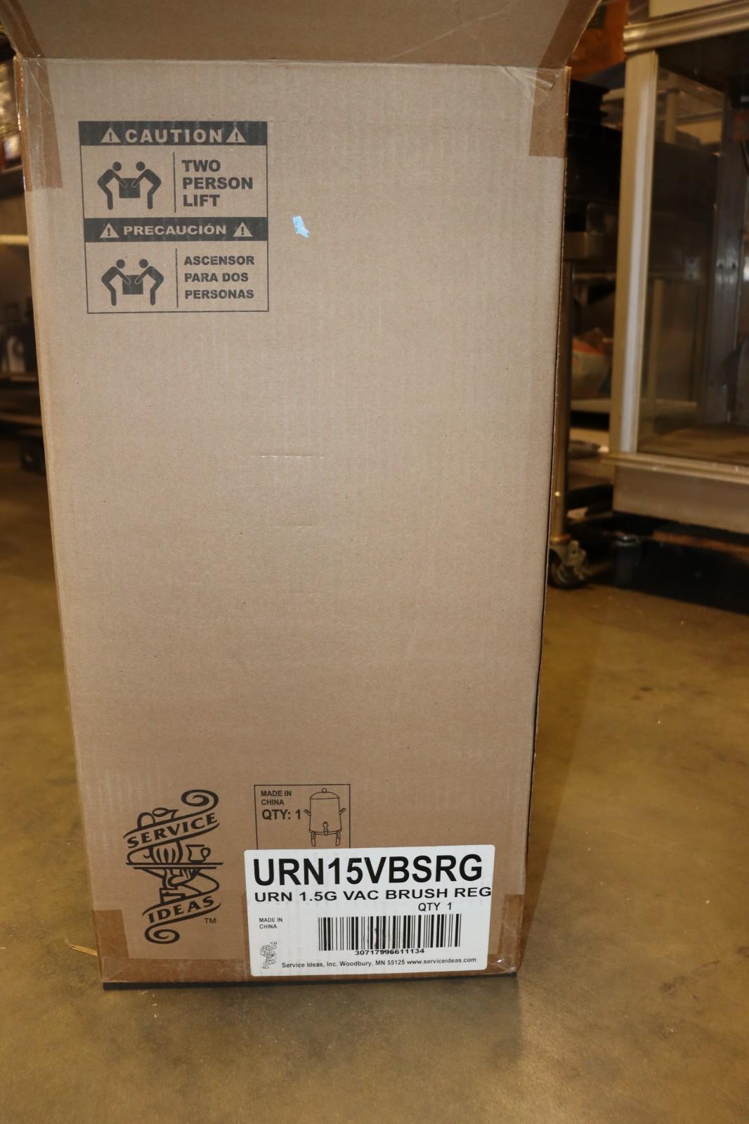 Service Ideas 1.5 Gal Low Volume Dispenser Thermal Coffee Urn, URN15VPSRG - Northside Material Brokers