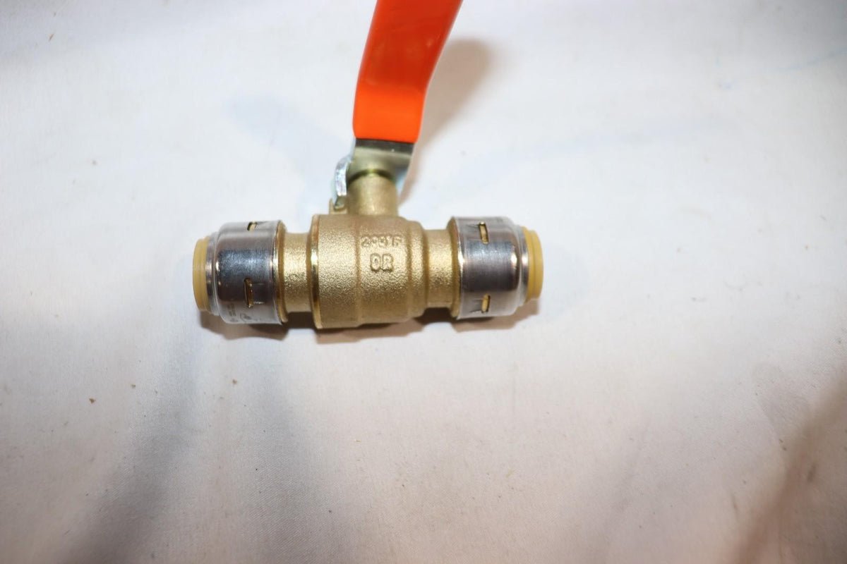 SharkBite 1/2 in. Push-to-Connect Brass Ball Valve Pro Pack 3-Pack, Open Package - Northside Material Brokers