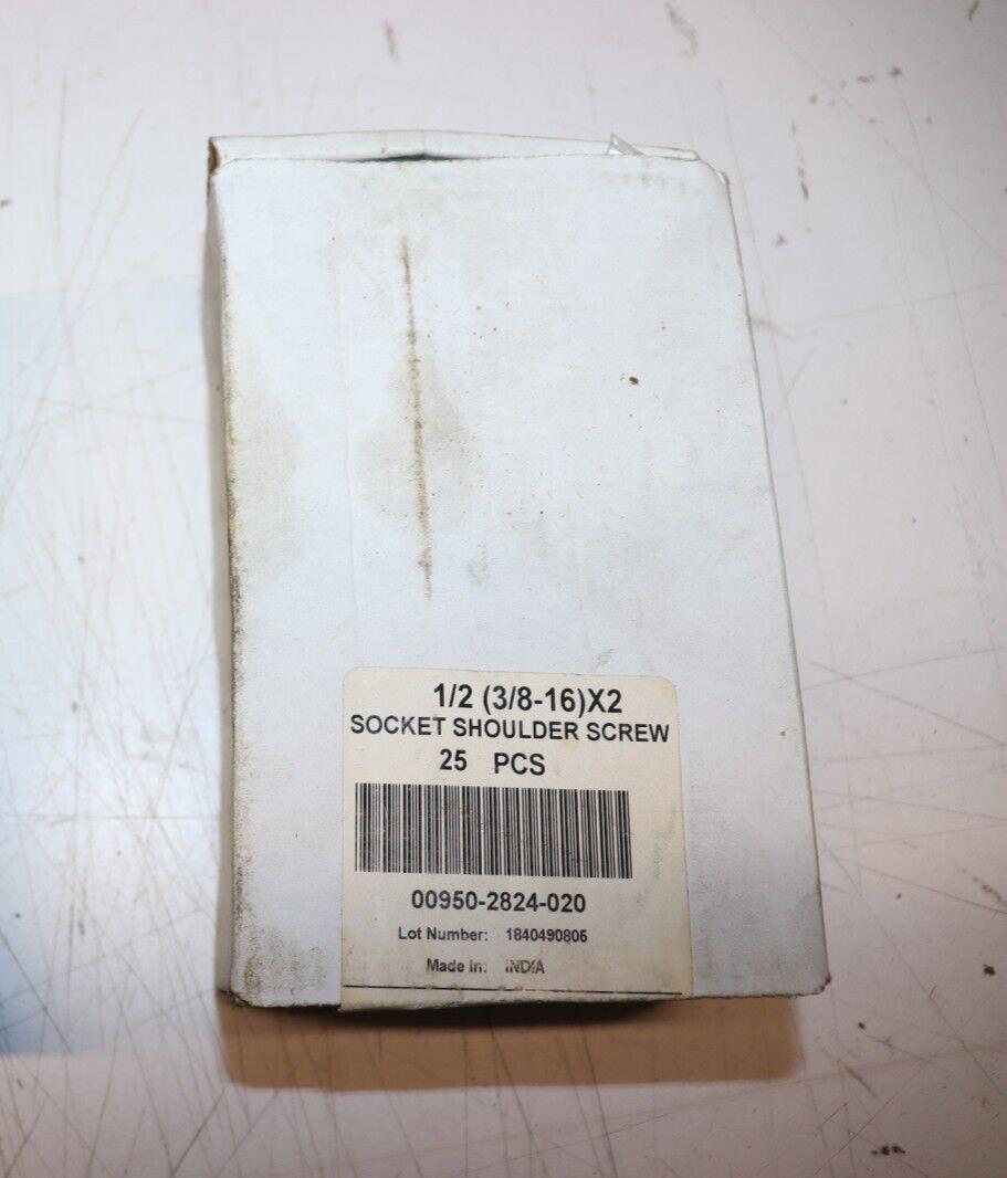 Shoulder Screw: Std Shoulder Screw, 3/8"-16 Thr Size, Pack of 25, 4XY43 - Northside Material Brokers