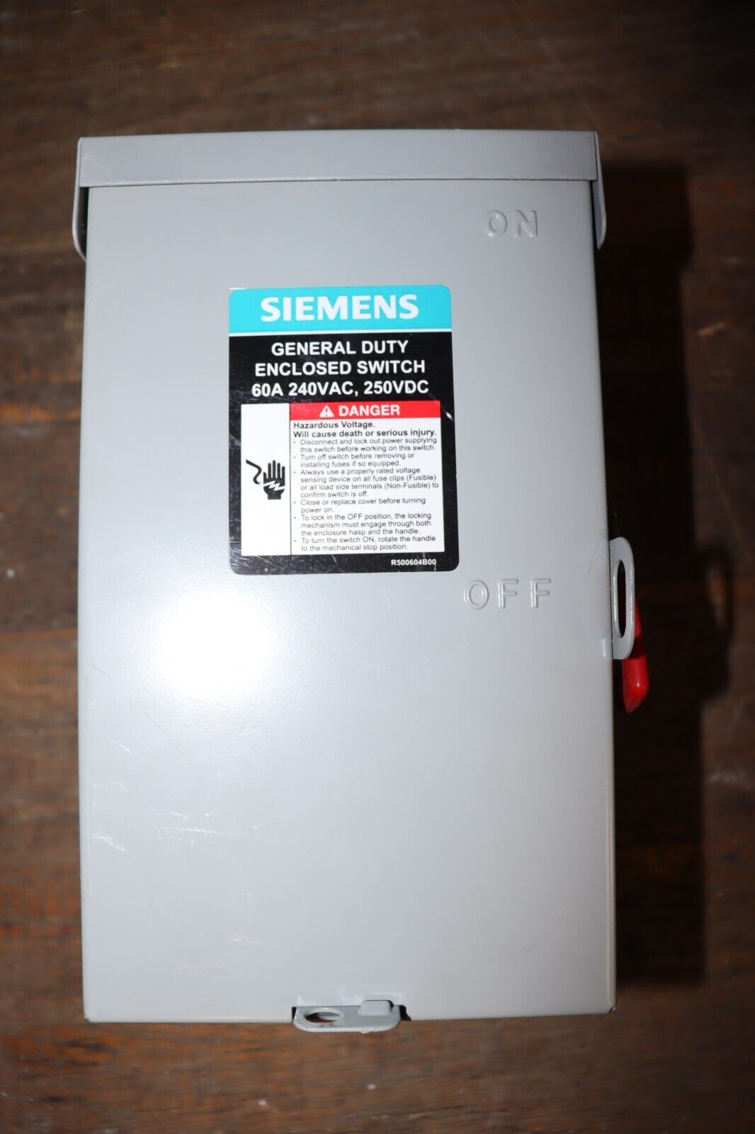 SIEMENS General SIE GF322NA FUS GEN Duty Safety Switch - Northside Material Brokers