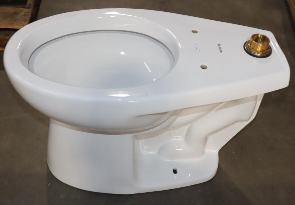 Sloan ST-2029-STG Floor-Mounted Water Closet - White - Northside Material Brokers